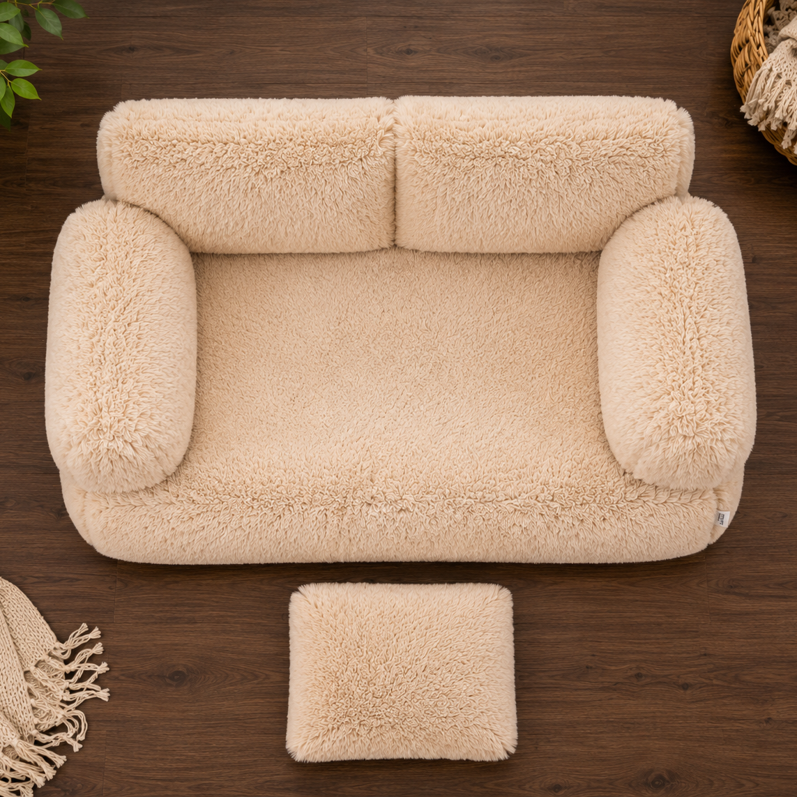 Luxury Plush Cat Sofa Bed